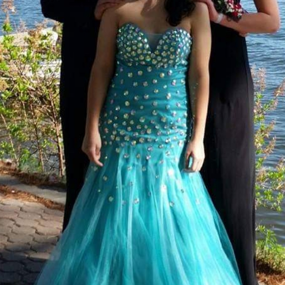 Turquoise Prom Dress